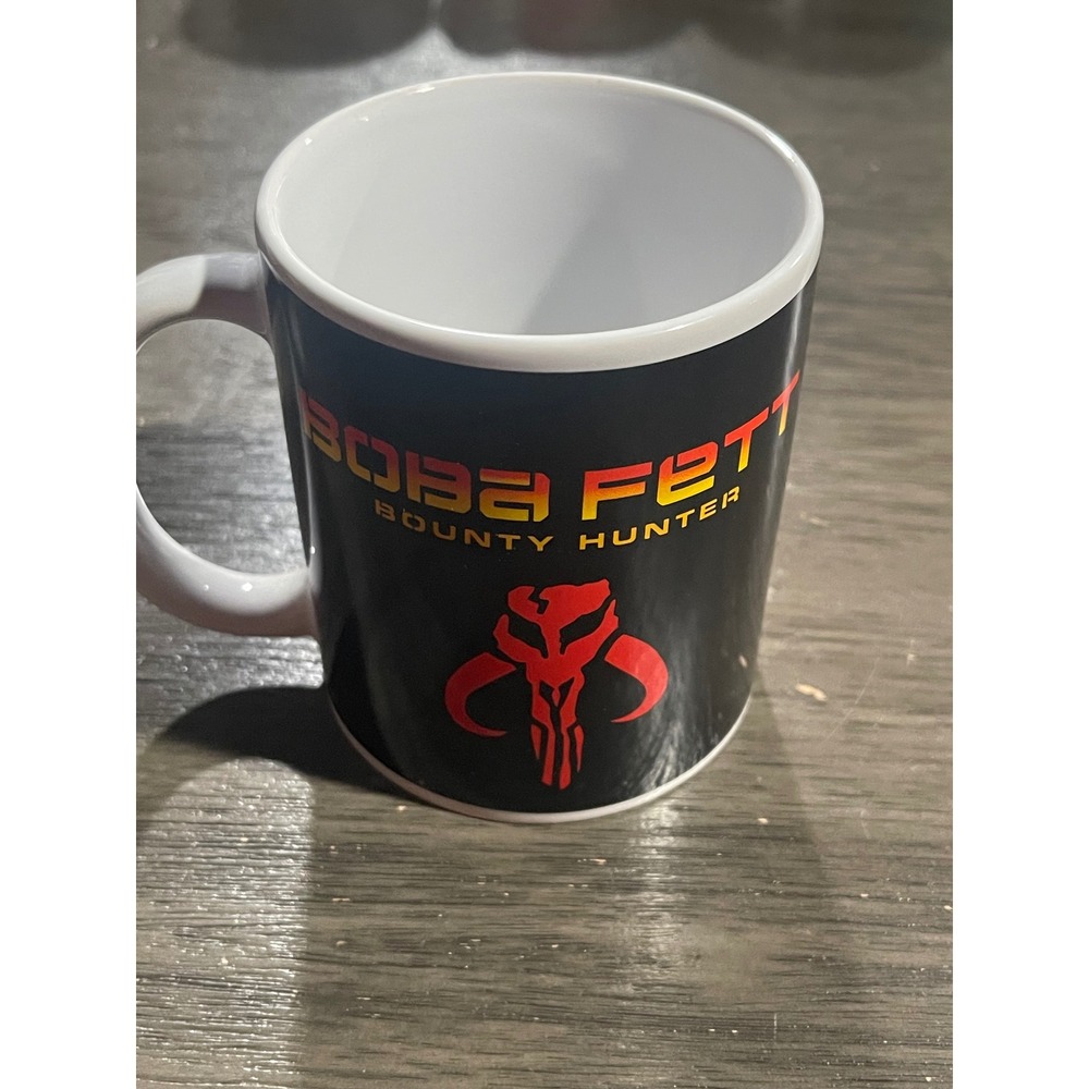 Star Wars Black Mug Boba Fett Bounty Hunter Comic Art Galerie Ceramic Coffee Cup